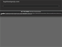 Tablet Screenshot of legalisasiganja.com
